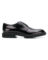 Chaussures derby en cuir noires Tod's