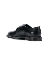 Chaussures derby en cuir noires Dolce & Gabbana