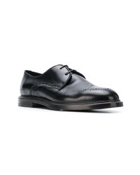 Chaussures derby en cuir noires Dolce & Gabbana