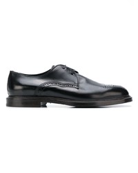 Chaussures derby en cuir noires Dolce & Gabbana