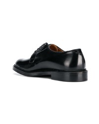 Chaussures derby en cuir noires Alden