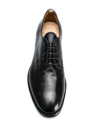 Chaussures derby en cuir noires Officine Creative