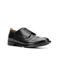 Chaussures derby en cuir noires Officine Creative