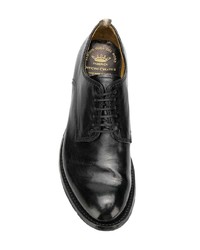 Chaussures derby en cuir noires Officine Creative