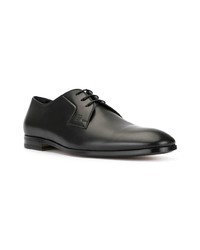 Chaussures derby en cuir noires Tod's