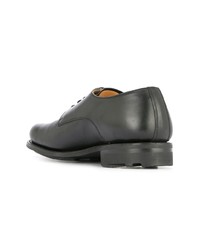 Chaussures derby en cuir noires Attachment