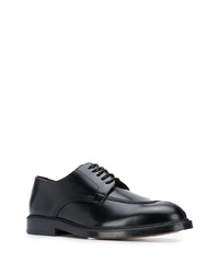 Chaussures derby en cuir noires Lanvin