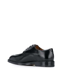 Chaussures derby en cuir noires Lanvin