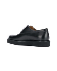 Chaussures derby en cuir noires A.P.C.