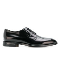 Chaussures derby en cuir noires Tod's