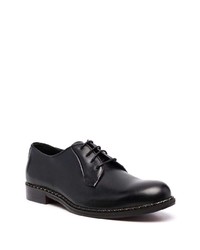 Chaussures derby en cuir noires Giuliano Galiano