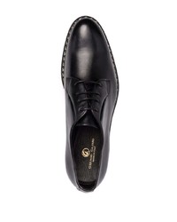 Chaussures derby en cuir noires Giuliano Galiano