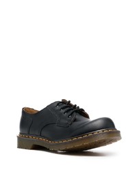 Chaussures derby en cuir noires Comme des Garcons Homme Deux