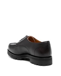 Chaussures derby en cuir noires Comme des Garcons Homme