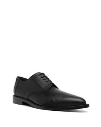 Chaussures derby en cuir noires Comme Des Garcons Homme Plus