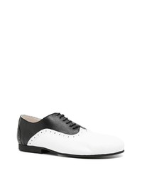 Chaussures derby en cuir noires Comme Des Garcons Homme Plus