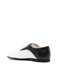 Chaussures derby en cuir noires Comme Des Garcons Homme Plus