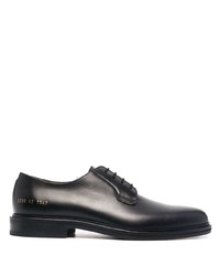 Chaussures derby en cuir noires Common Projects