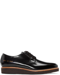 Chaussures derby en cuir noires Common Projects