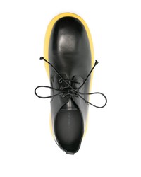 Chaussures derby en cuir noires Marsèll