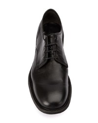 Chaussures derby en cuir noires Premiata