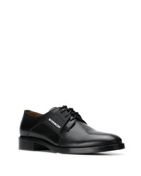 Chaussures derby en cuir noires Givenchy