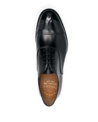 Chaussures derby en cuir noires Doucal's