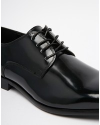 Chaussures derby en cuir noires Aldo