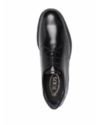 Chaussures derby en cuir noires Tod's