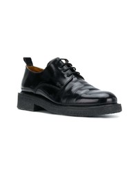 Chaussures derby en cuir noires AMI Alexandre Mattiussi