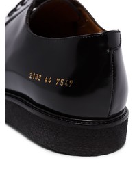 Chaussures derby en cuir noires Common Projects