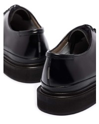 Chaussures derby en cuir noires Auxiliary