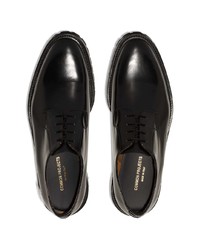 Chaussures derby en cuir noires Common Projects