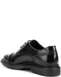 Chaussures derby en cuir noires Hogan