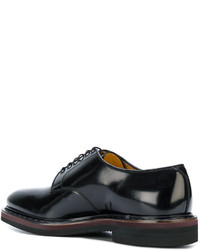 Chaussures derby en cuir noires Premiata