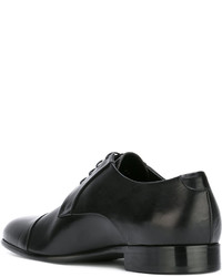 Chaussures derby en cuir noires Baldinini