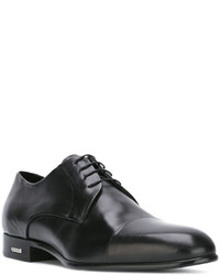 Chaussures derby en cuir noires Baldinini