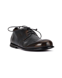 Chaussures derby en cuir noires Marsèll