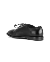 Chaussures derby en cuir noires Marsèll