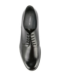 Chaussures derby en cuir noires Cerruti 1881