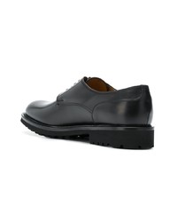 Chaussures derby en cuir noires Doucal's