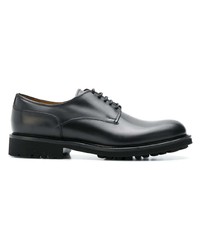 Chaussures derby en cuir noires Doucal's