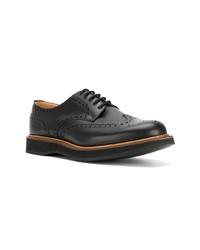 Chaussures derby en cuir noires Church's