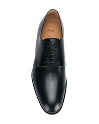 Chaussures derby en cuir noires BOSS HUGO BOSS