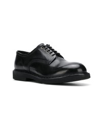 Chaussures derby en cuir noires Premiata