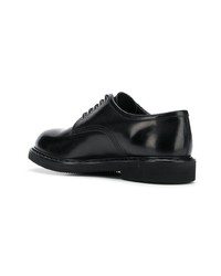 Chaussures derby en cuir noires Premiata