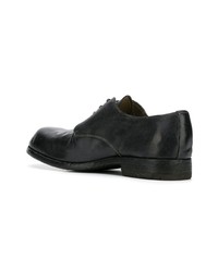 Chaussures derby en cuir noires Premiata