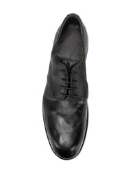 Chaussures derby en cuir noires Premiata