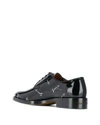 Chaussures derby en cuir noires Givenchy