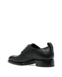 Chaussures derby en cuir noires Brioni